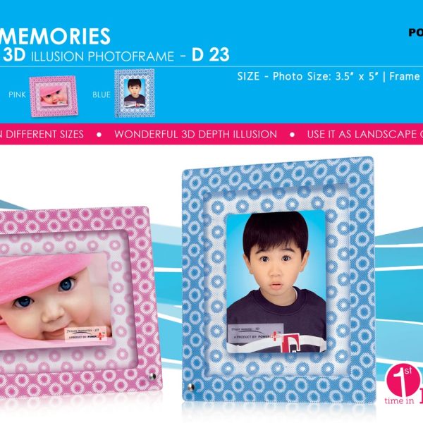 Frozen memories - 3D photo frame (3.5 x 5)