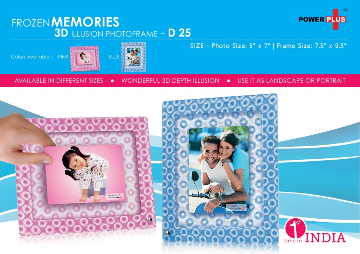 d25.jpg Frozen memories - 3D photo frame (5 x 7) - Image 1