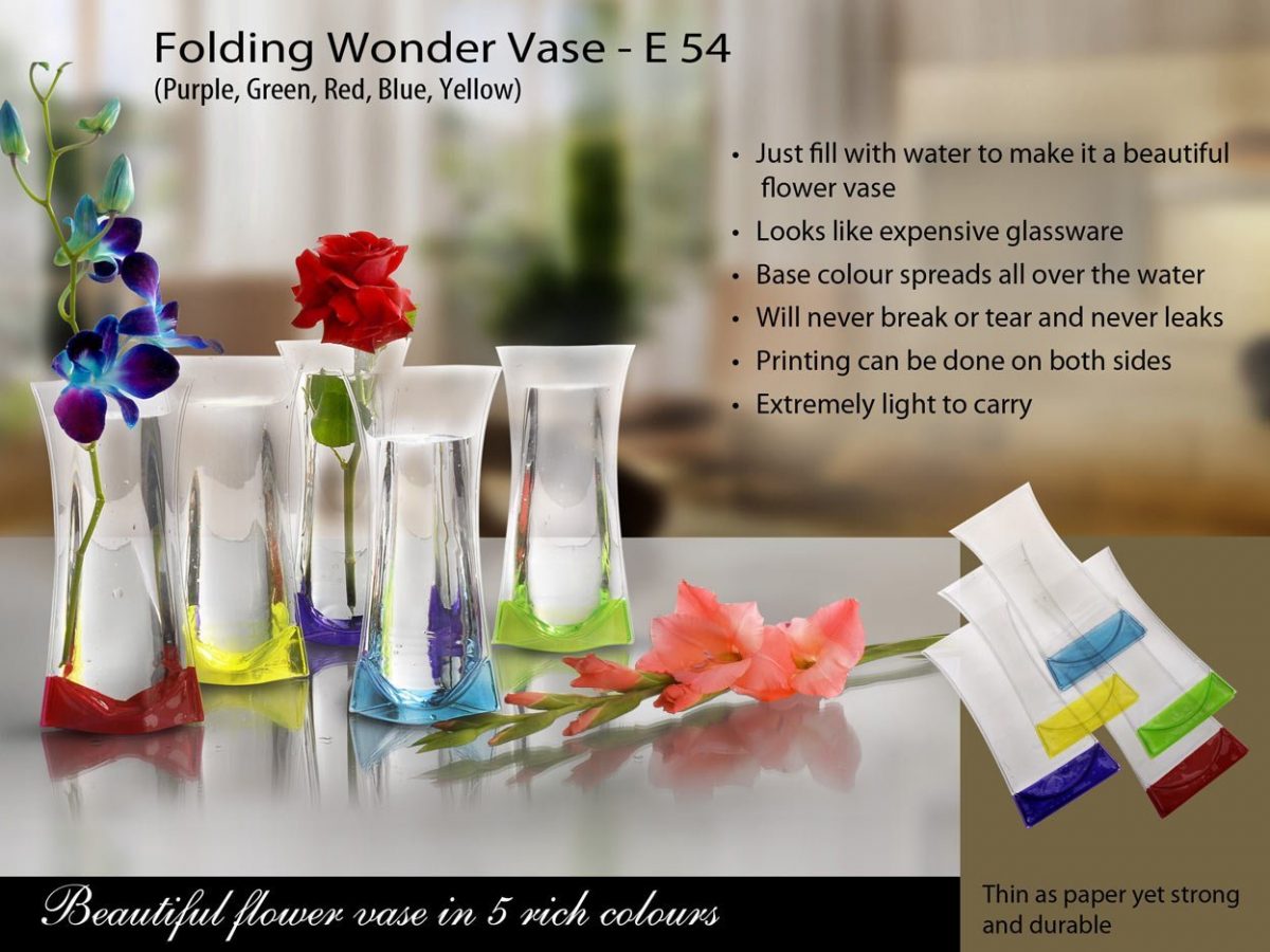 Folding Wonder Vase (Unbreakable, Leakproof, Easy to carry) - Image 1