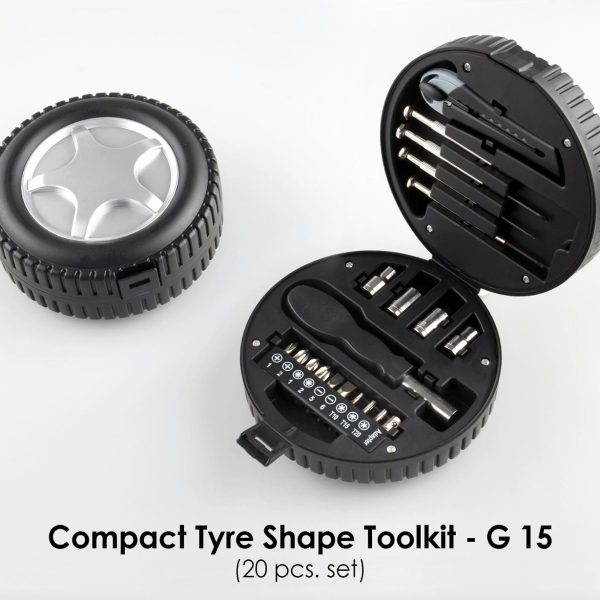 Compact Tyre shape toolkit (20pcs. set)