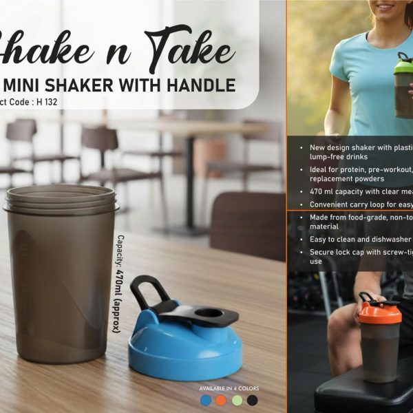 Shake n Take: Mini shaker with Handle (with box)