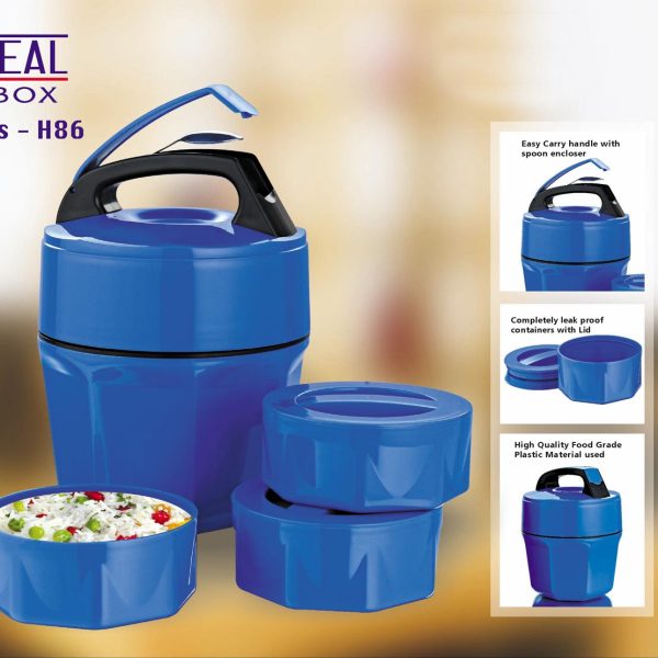 Octomeal Lunch box - 3 containers (plastic)