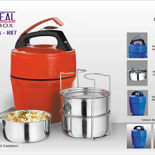 Octomeal Lunch box - 3 containers (steel)