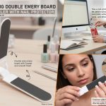 Folding Double Emery Board : Nail filer with Nail protector