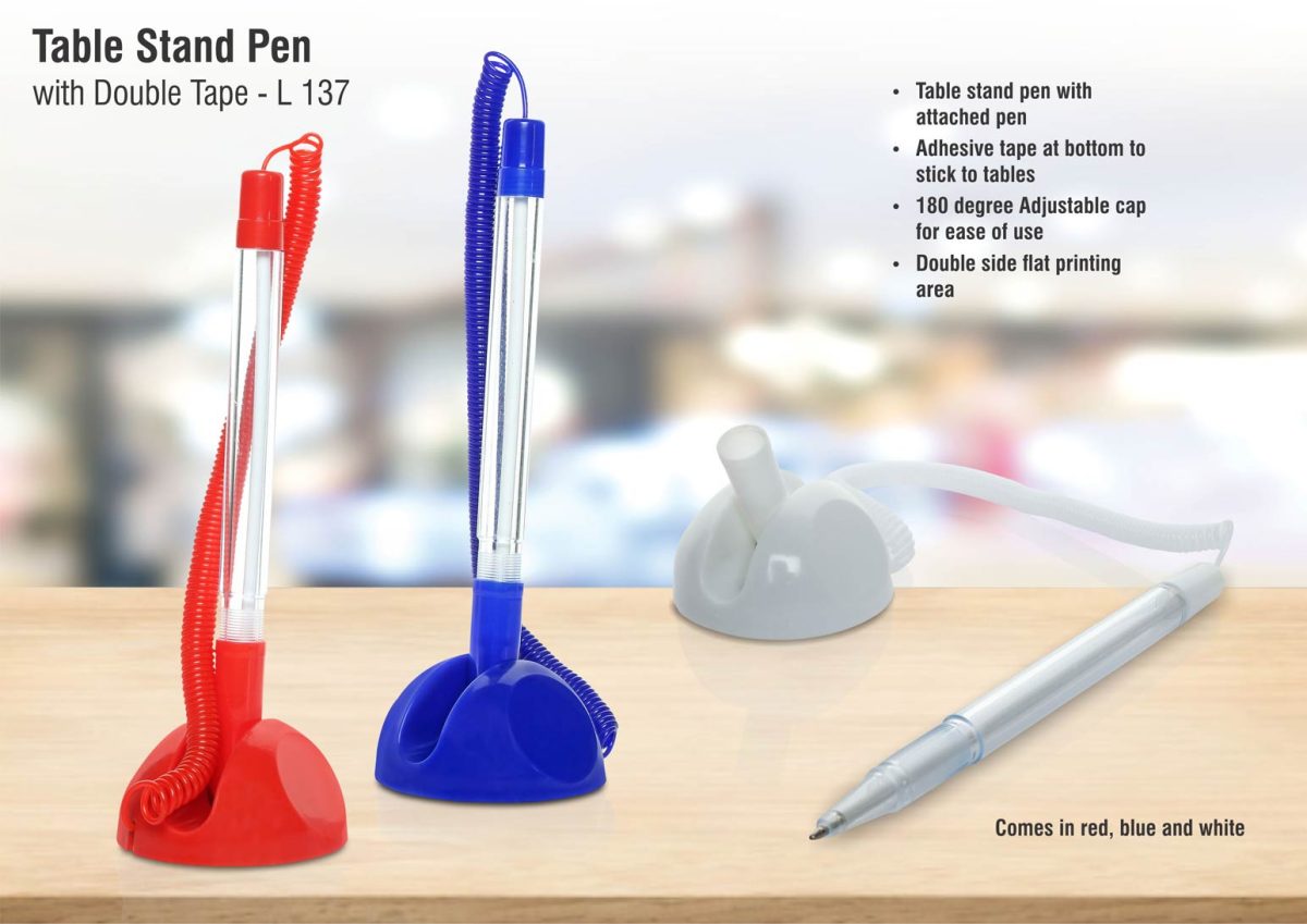 l137.jpg Table stand Pen with double tape - Image 1