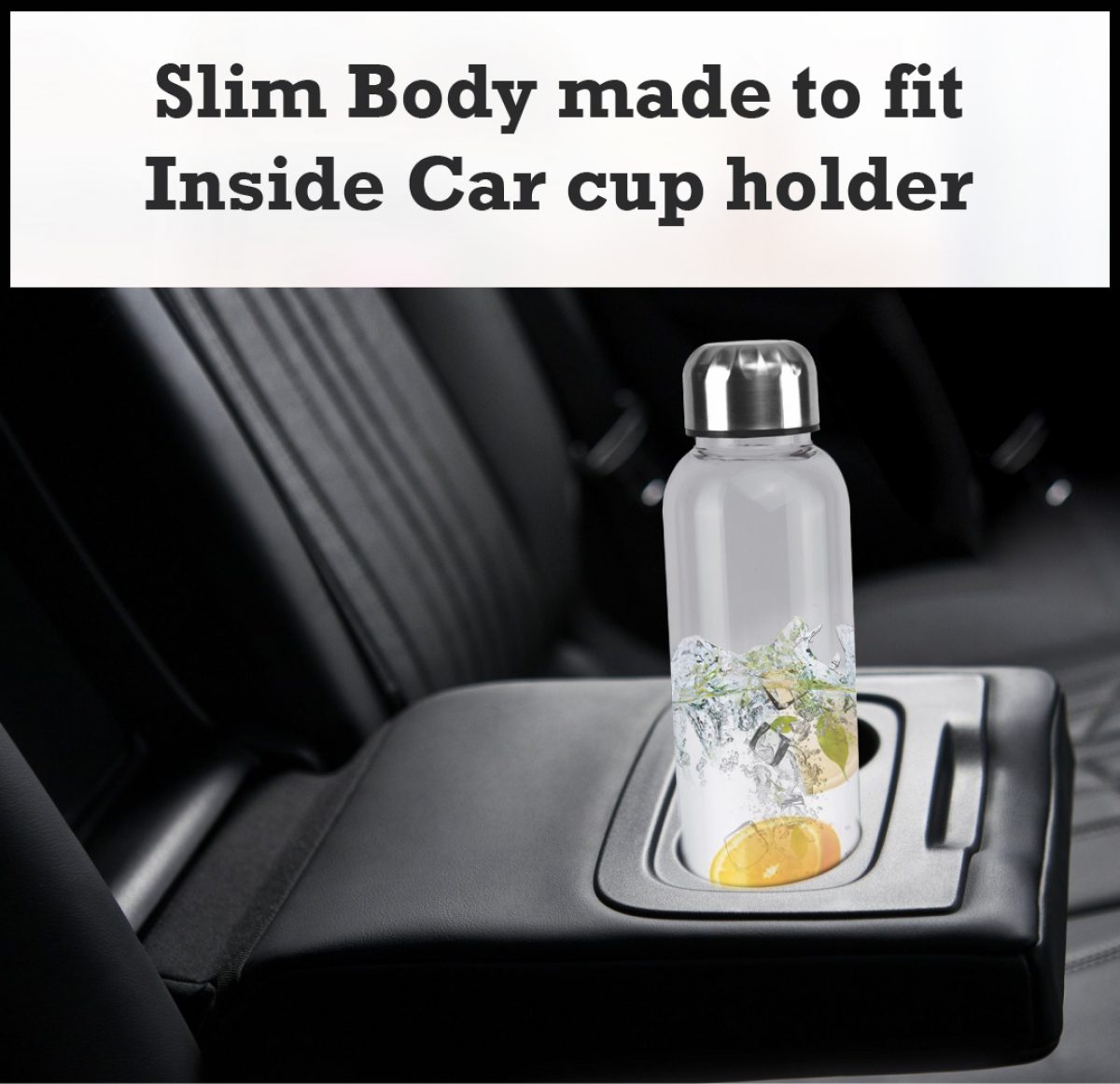 Victor: Borosilicate glass bottle (850 ml approx) - Image 2