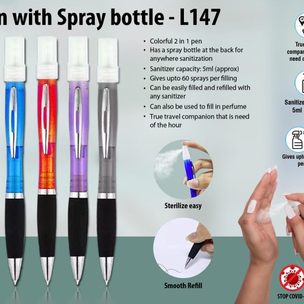 Pen with Spray bottle