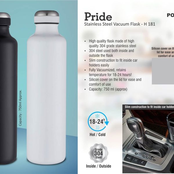 Pride Stainless Steel Vacuum flask (750ml Approx)