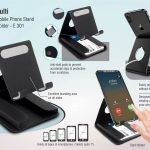 Metal multi mobile stand with Visiting card holder