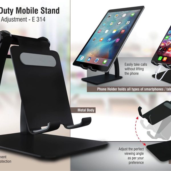 Heavy duty Mobile stand with angle adjustment