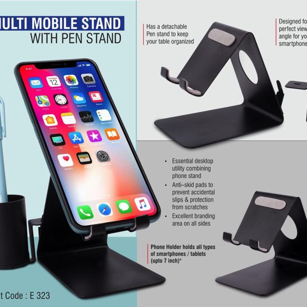 Metal mobile stand with Detachable Tumbler