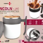 Lincoln : 2 Tone Stainless steel Mug with Lid | Leak proof | BPA Free | Capacity 300 ml approx