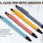 Pastel Click Pen with smooth refill