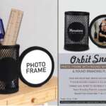 Orbit Snap: Photo Frame with Round Wiro tumbler & Round Branding Plate