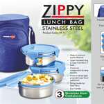 Zippy Lunch bag- 3 containers (metal)