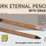 Cork Eternal pencil with eraser