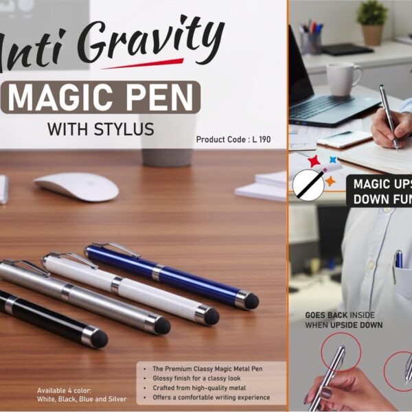 Anti gravity Magic pen with Stylus
